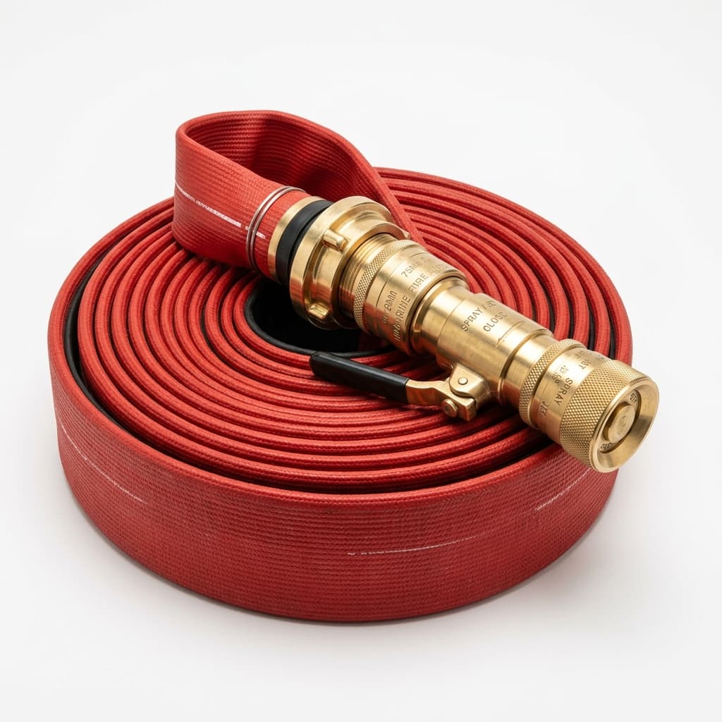 Synthetic Rubber Marine Fire Hose with Storz/Nakajima Couplings - IMPA 35 11 02